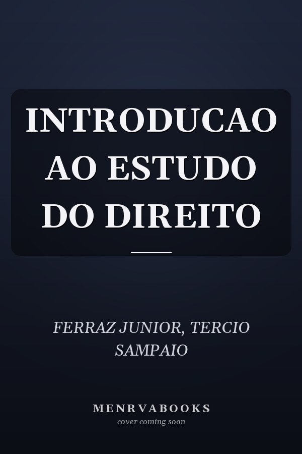 INTRODUCAO AO ESTUDO DO DIREITO