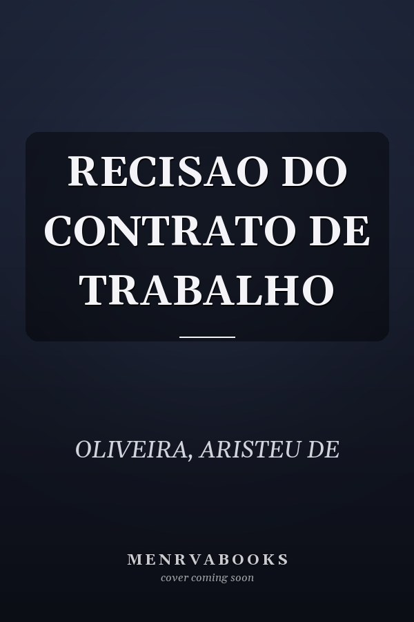RECISAO DO CONTRATO DE TRABALHO