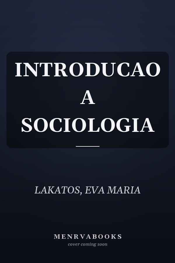 INTRODUCAO A SOCIOLOGIA