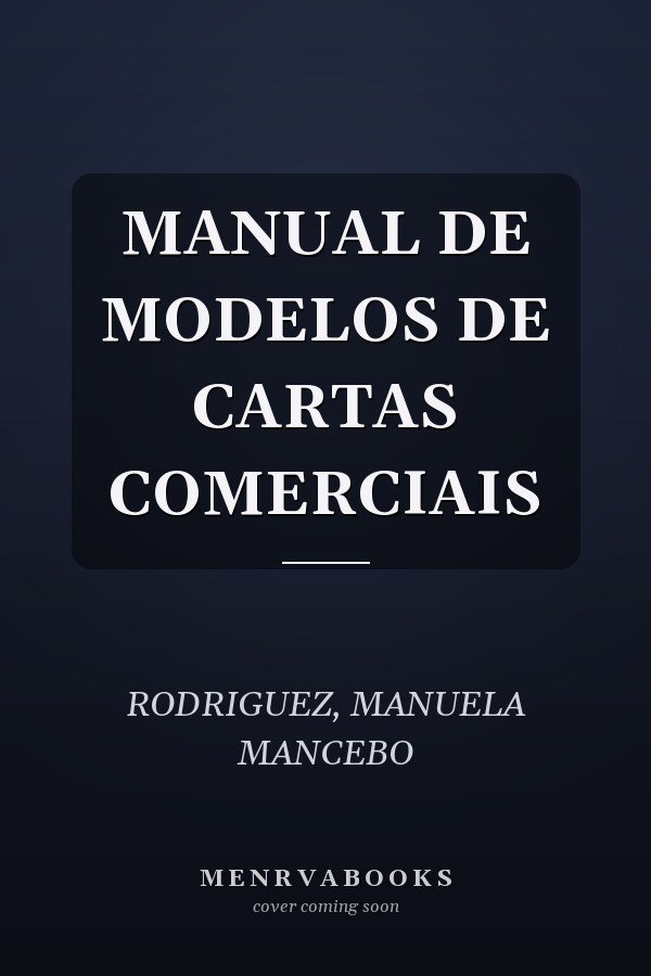 MANUAL DE MODELOS DE CARTAS COMERCIAIS