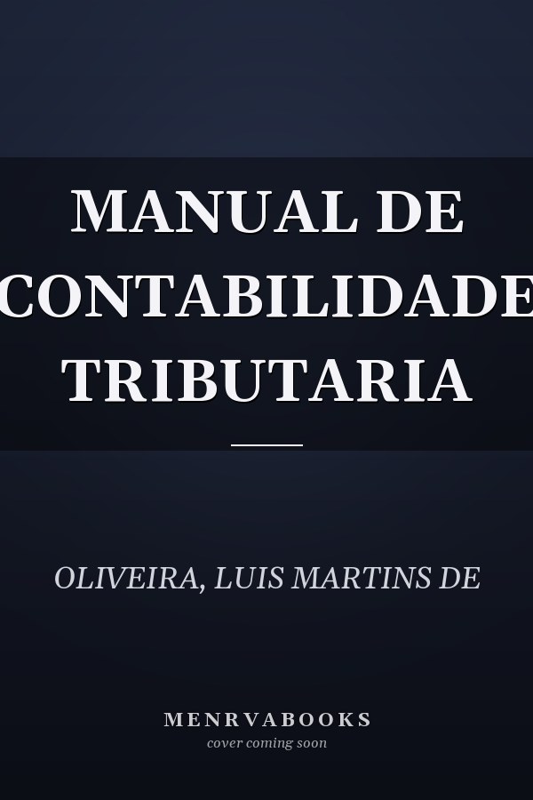 MANUAL DE CONTABILIDADE TRIBUTARIA