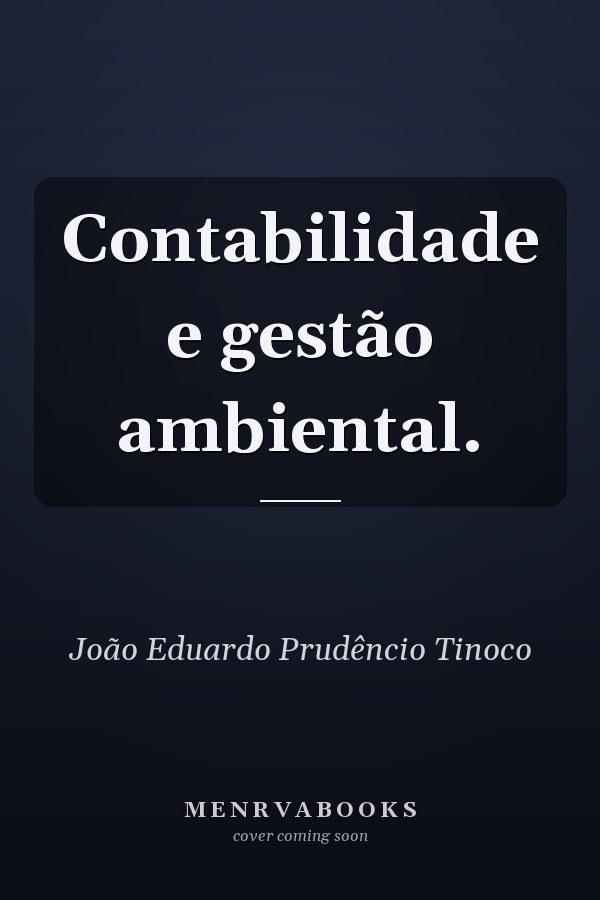 Contabilidade e gestão ambiental.