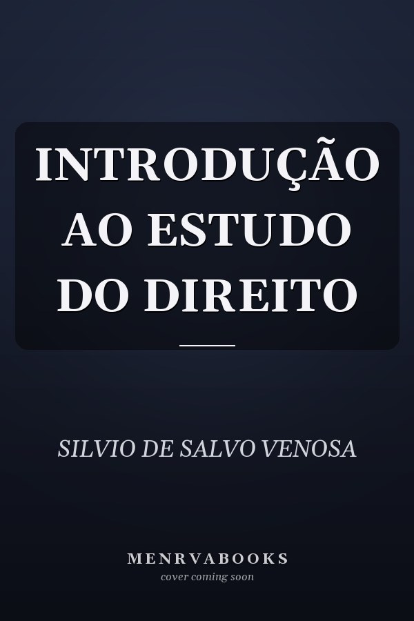 INTRODUÇÃO AO ESTUDO DO DIREITO