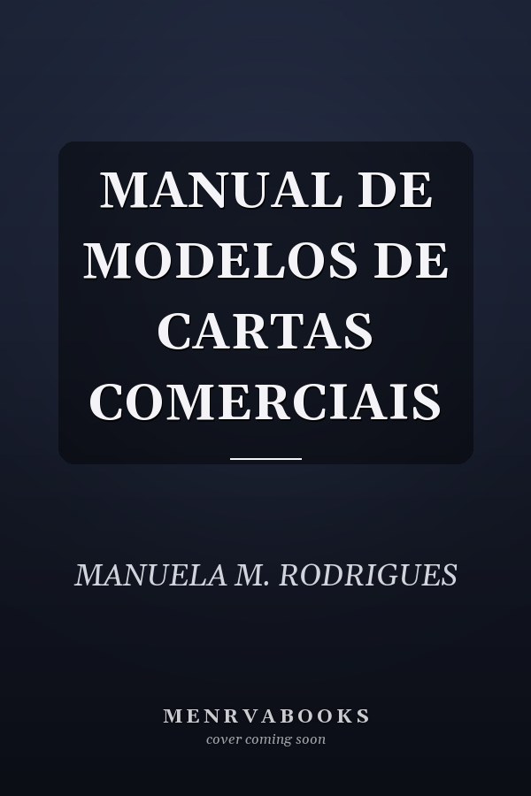 MANUAL DE MODELOS DE CARTAS COMERCIAIS