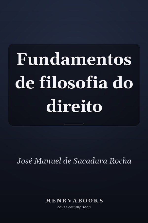Fundamentos de filosofia do direito