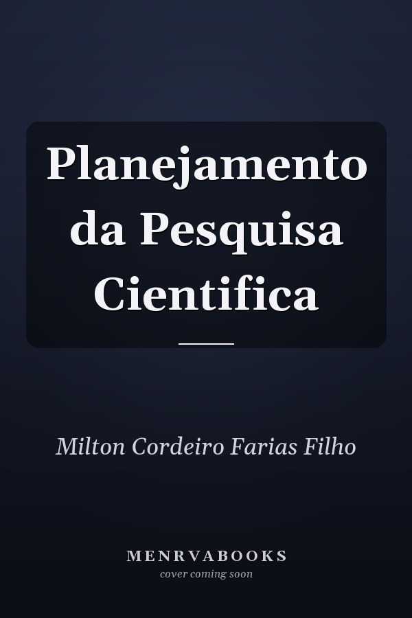 Planejamento da Pesquisa Cientifica