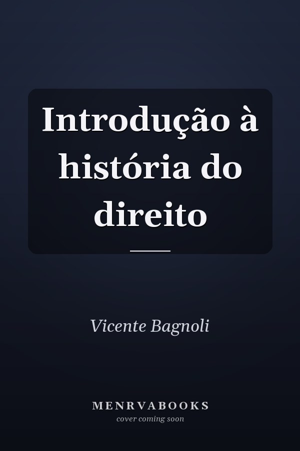 Introdução à história do direito