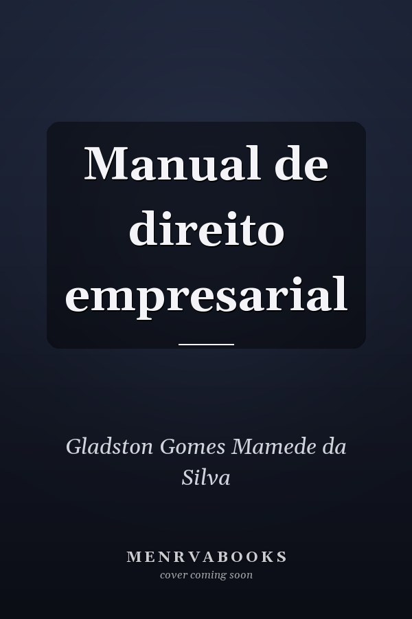 Manual de direito empresarial