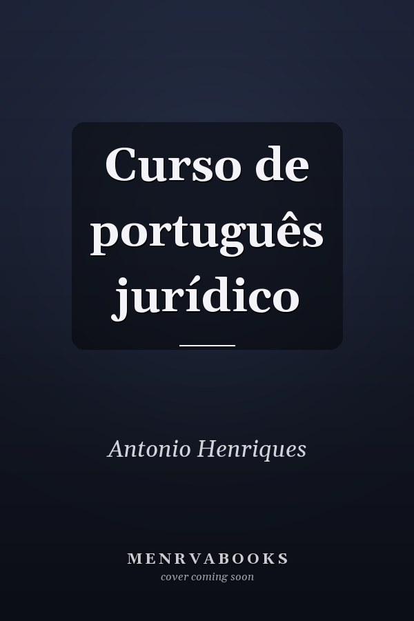 Curso de português jurídico