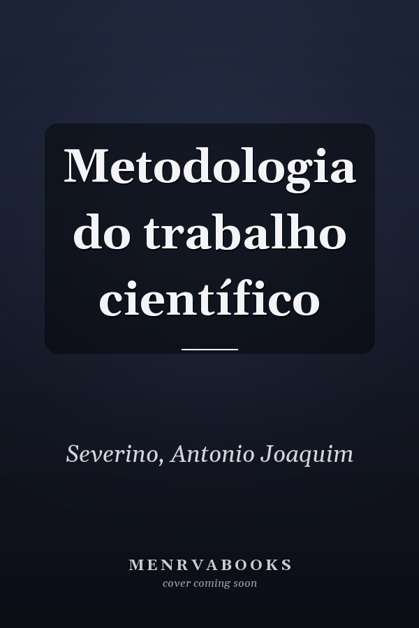Metodologia do trabalho científico