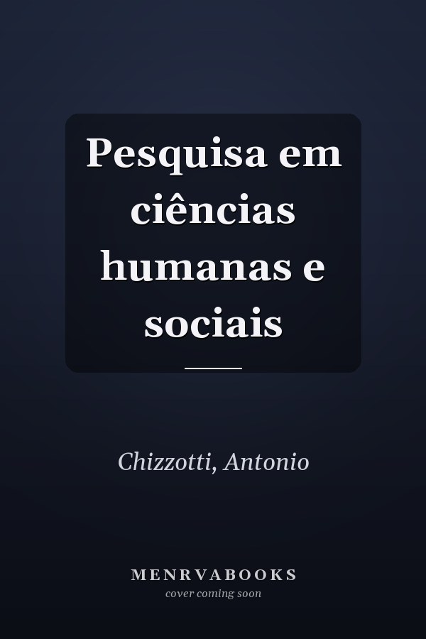 Pesquisa em ciências humanas e sociais