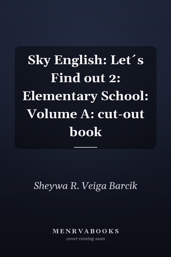 Sky English: Let´s Find out 2: Elementary School: Volume A: cut-out book