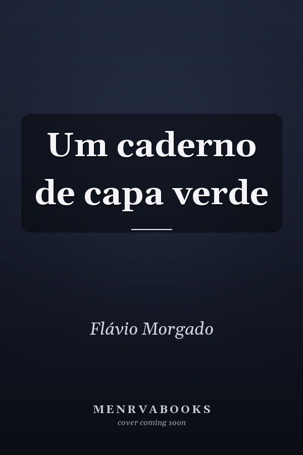 Um caderno de capa verde
