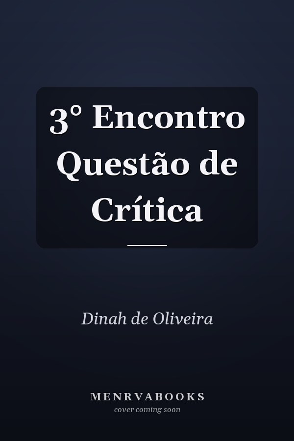 3° Encontro Questão de Crítica