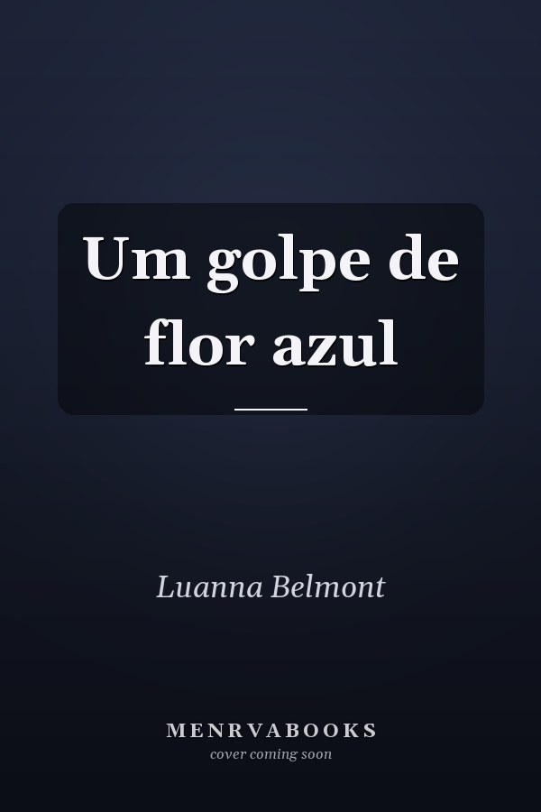 Um golpe de flor azul