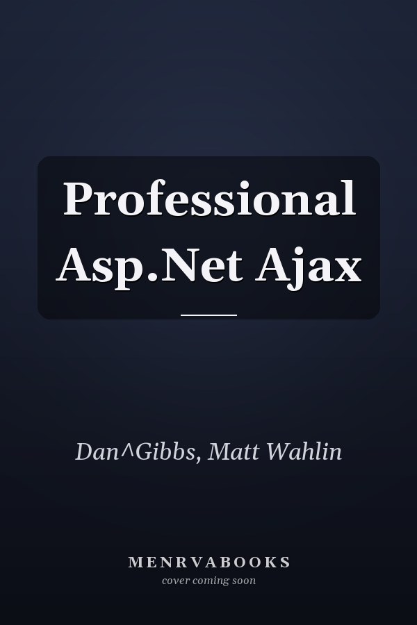 Professional Asp.Net Ajax