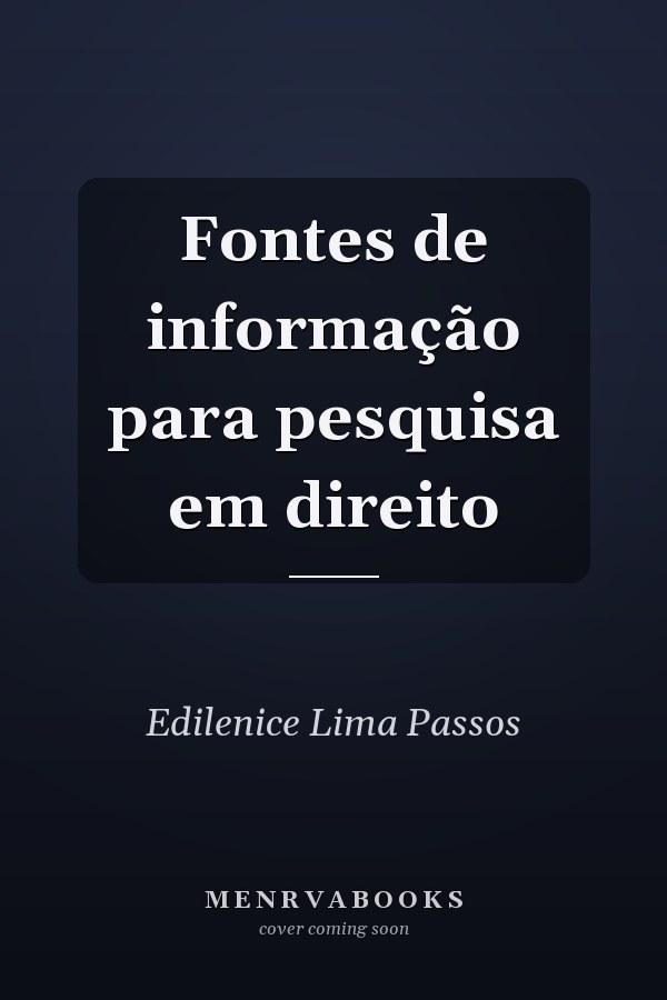 Fontes de informação para pesquisa em direito