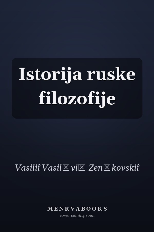 Istorija ruske filozofije