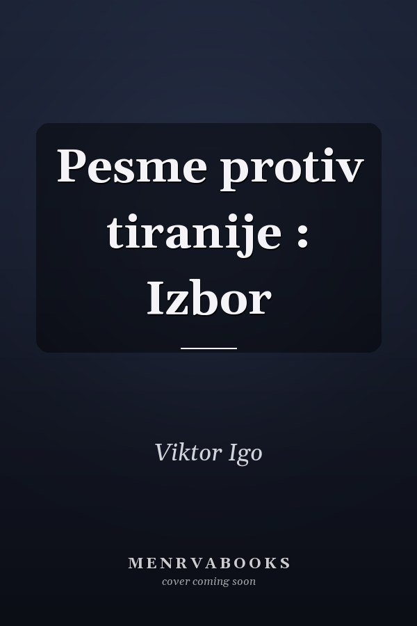 Pesme protiv tiranije : Izbor