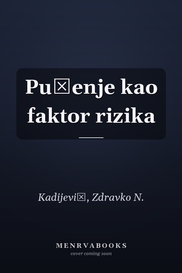 Pušenje kao faktor rizika