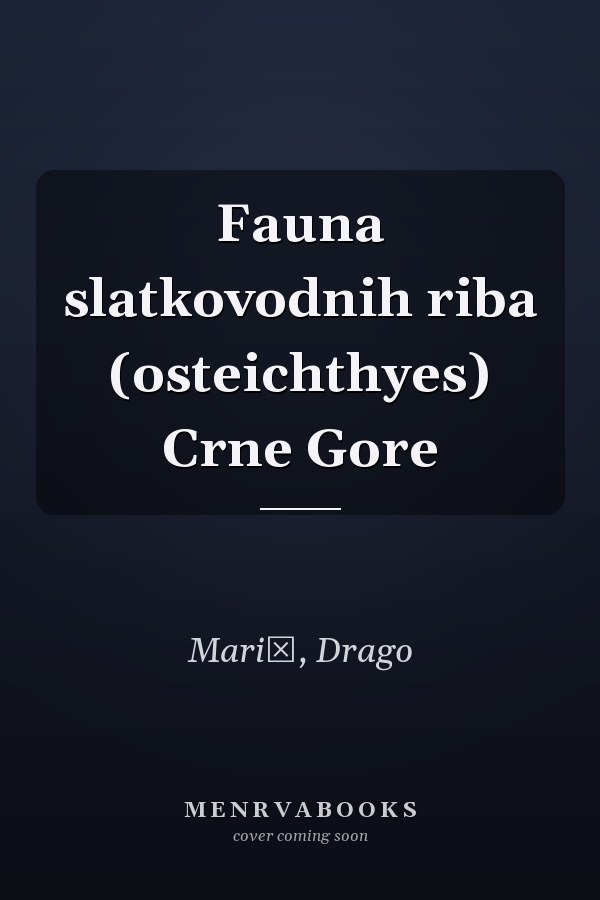 Fauna slatkovodnih riba (osteichthyes) Crne Gore