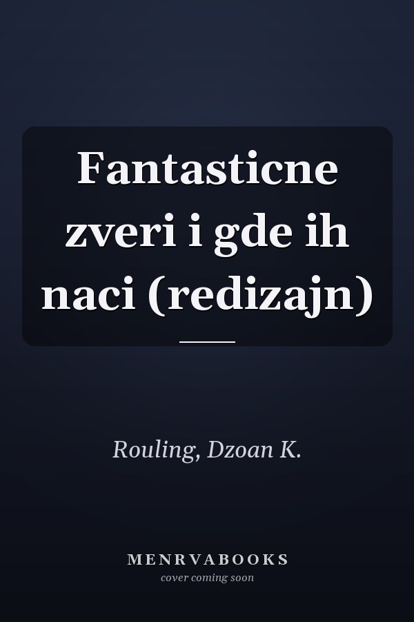Fantasticne zveri i gde ih naci (redizajn)