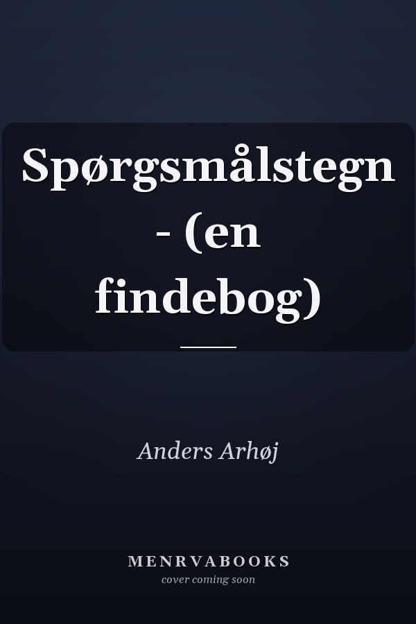 Spørgsmålstegn - (en findebog)