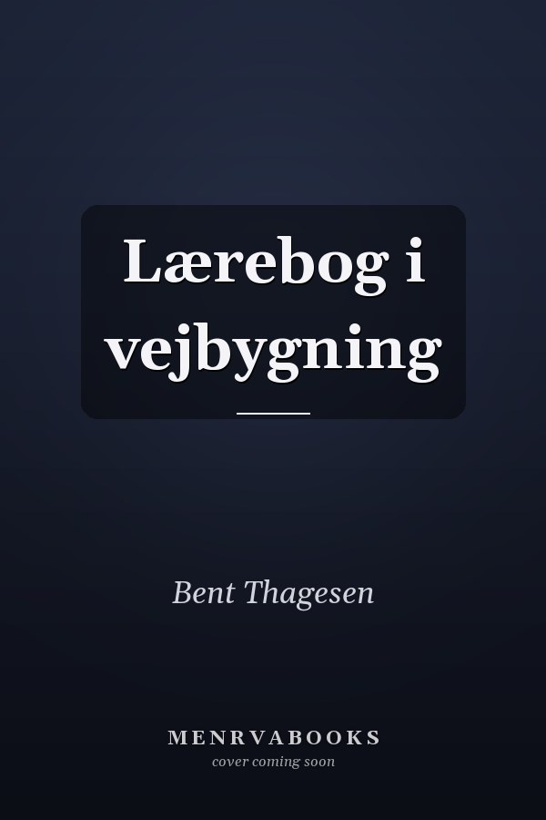 Lærebog i vejbygning