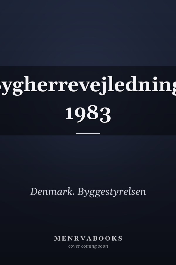 Bygherrevejledning, 1983