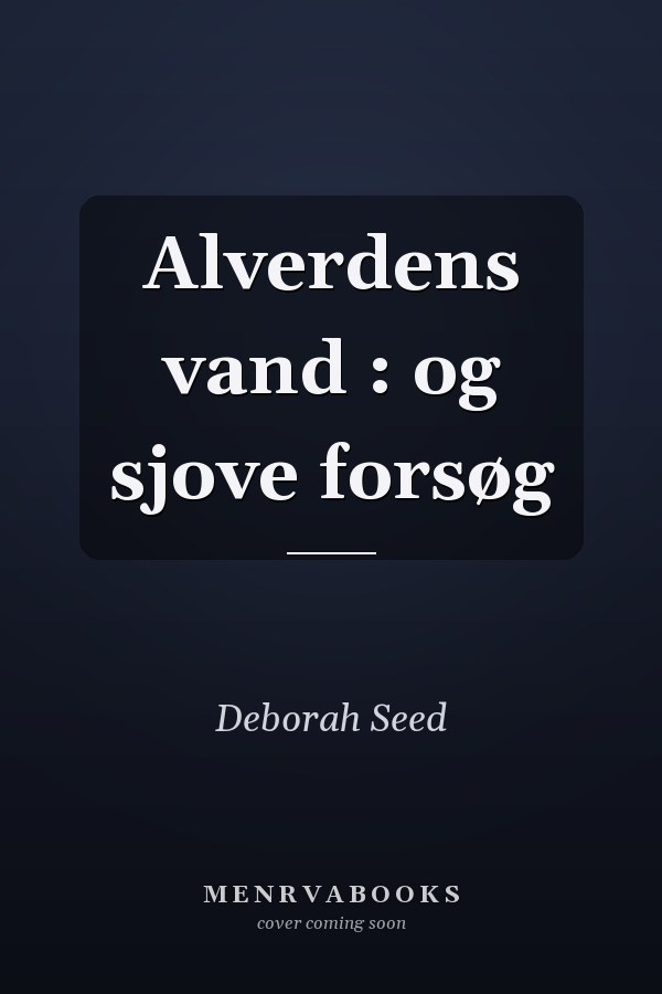 Alverdens vand : og sjove forsøg