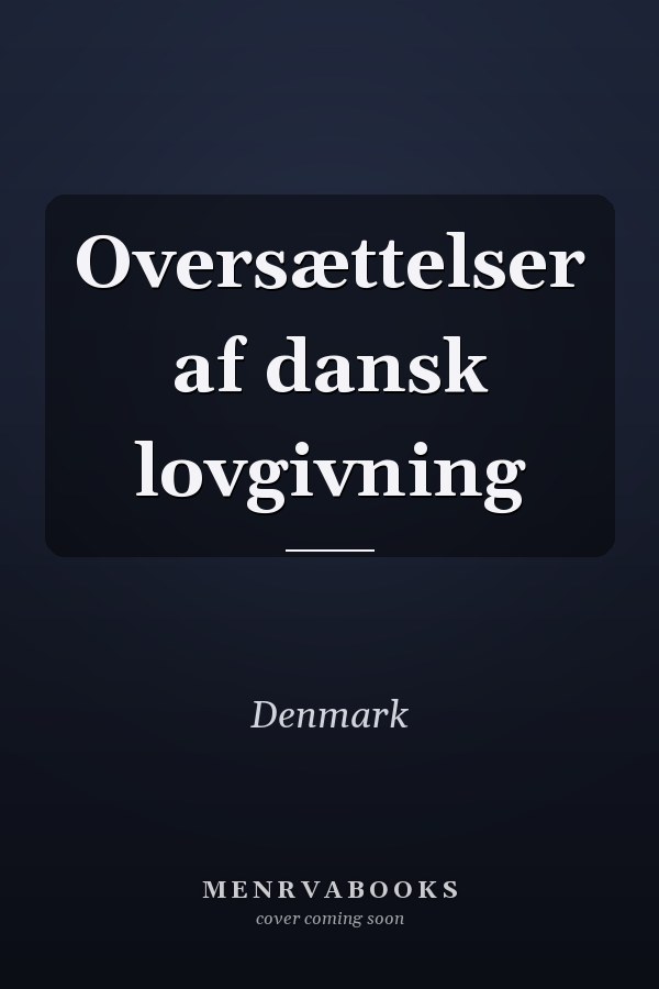Oversættelser af dansk lovgivning