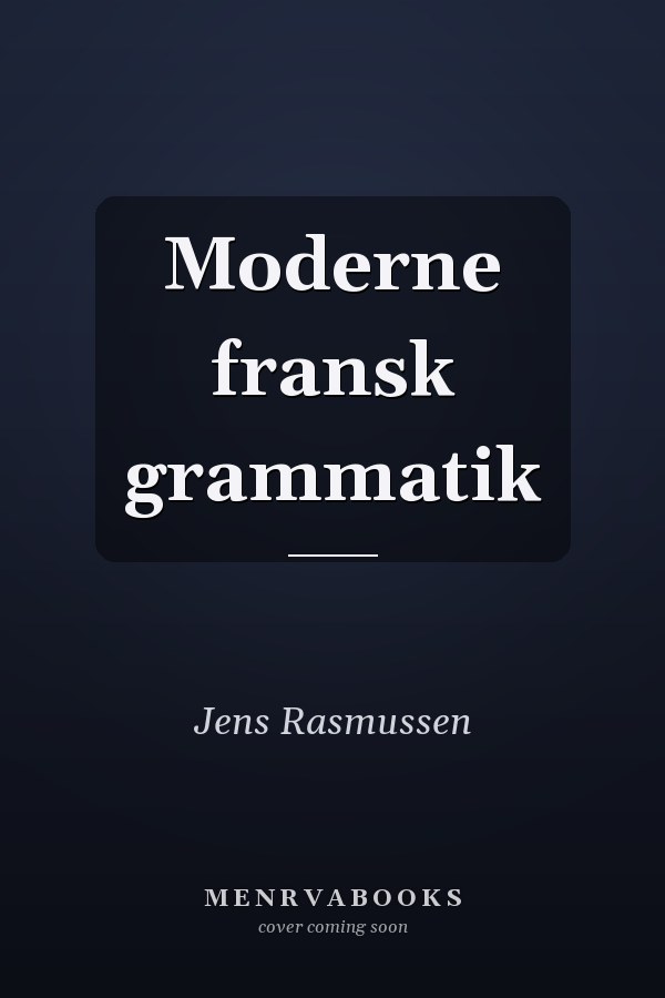 Moderne fransk grammatik