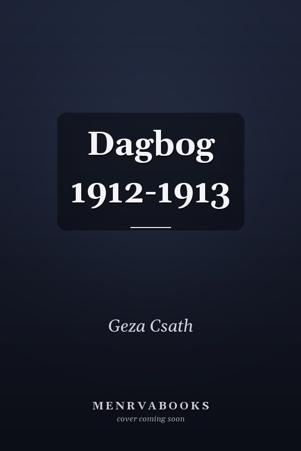 Dagbog 1912-1913