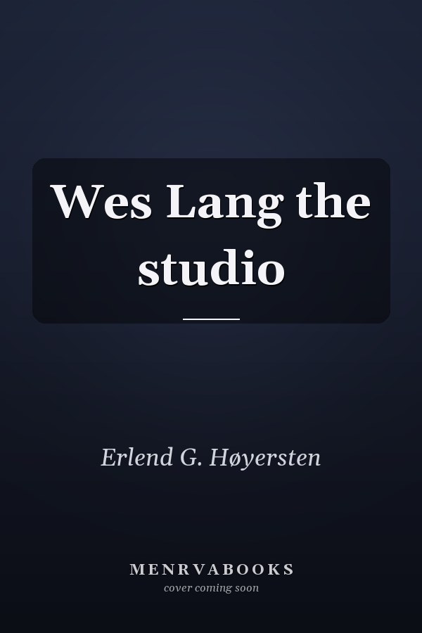 Wes Lang the studio