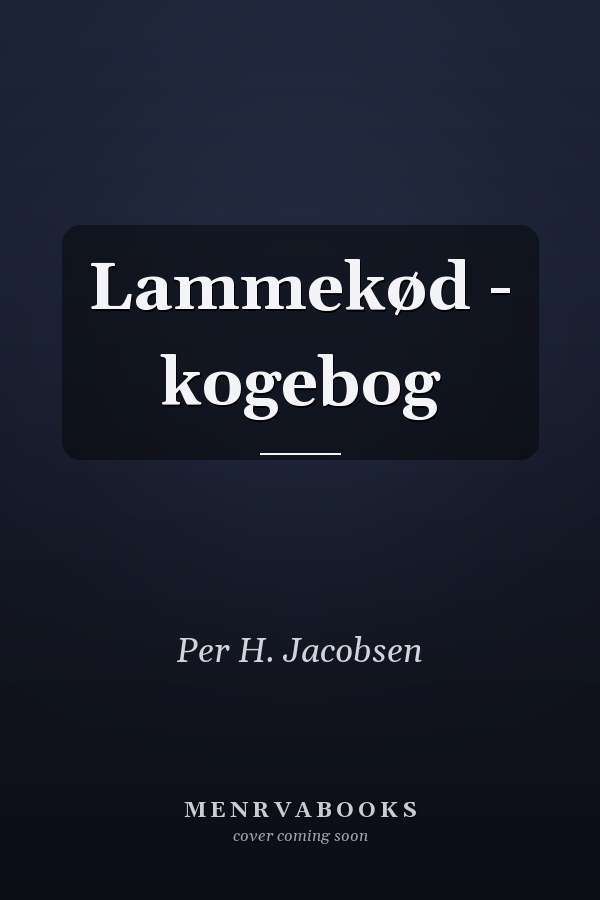 Lammekød - kogebog