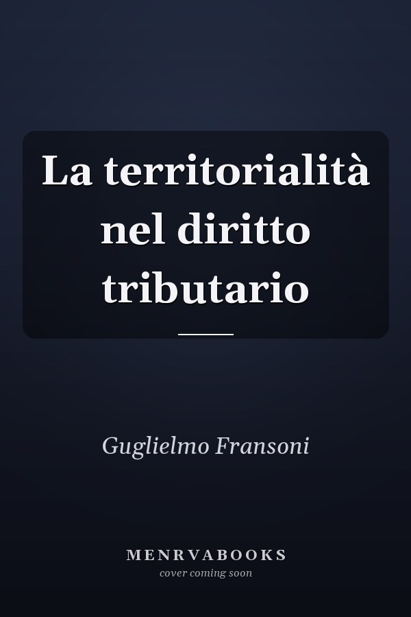 La territorialità nel diritto tributario
