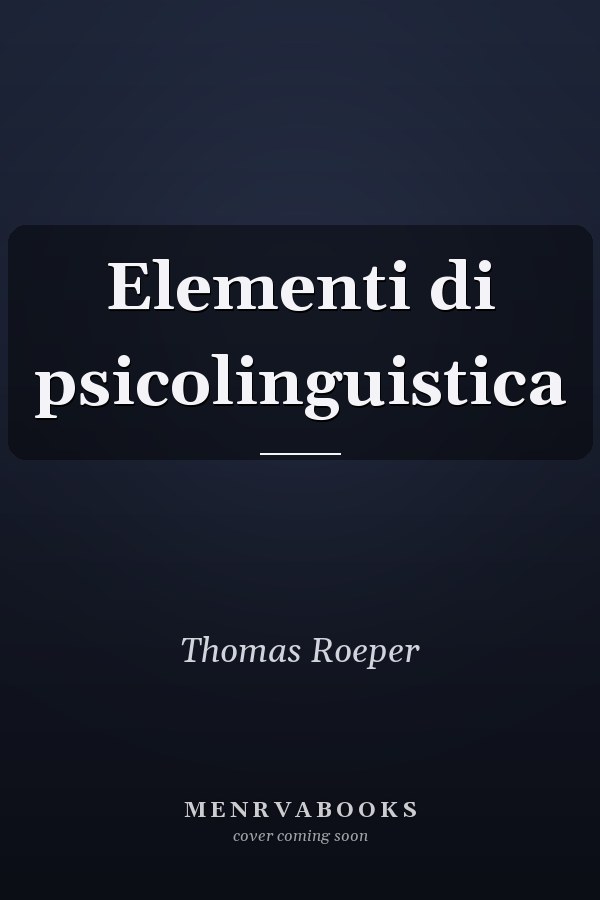Elementi di psicolinguistica