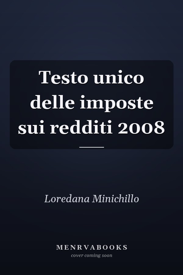 Testo unico delle imposte sui redditi 2008