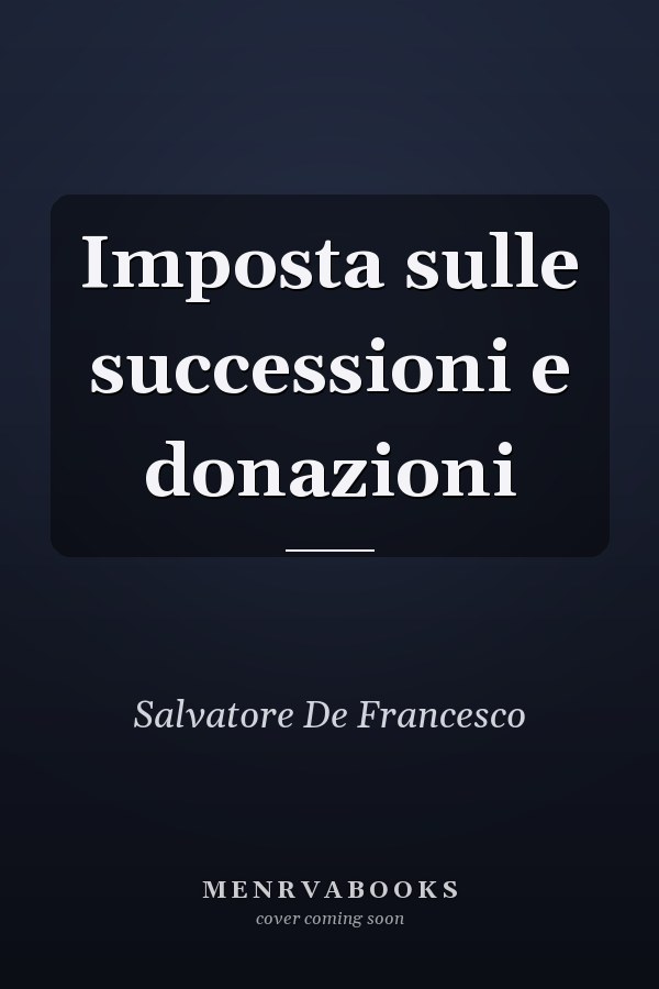 Imposta sulle successioni e donazioni