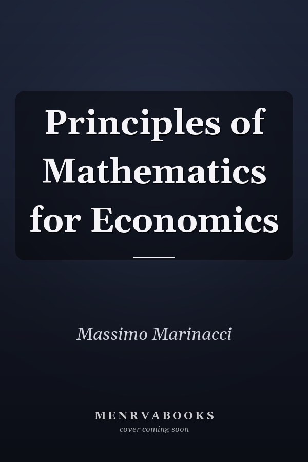 Principles of Mathematics for Economics
