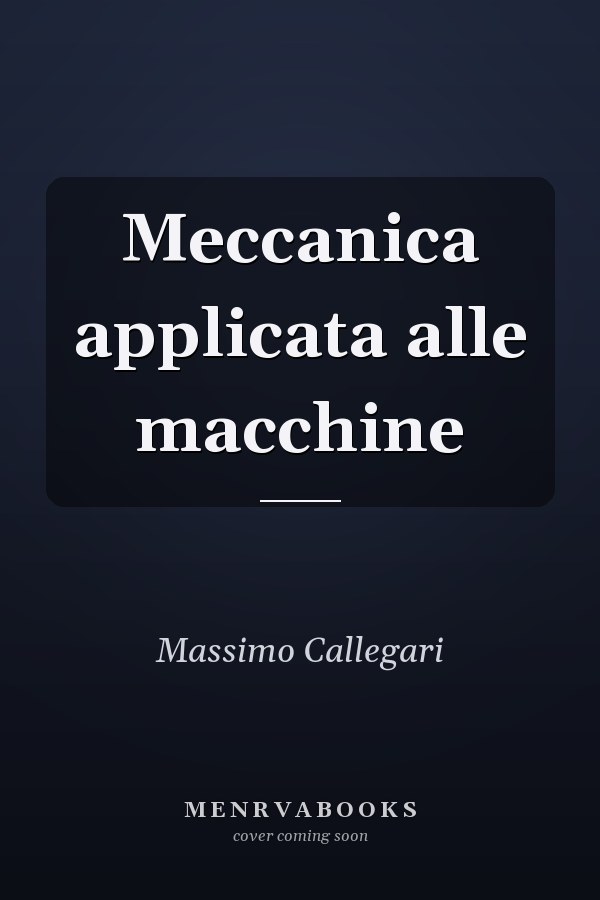 Meccanica applicata alle macchine