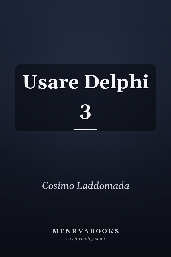 Usare Delphi 3