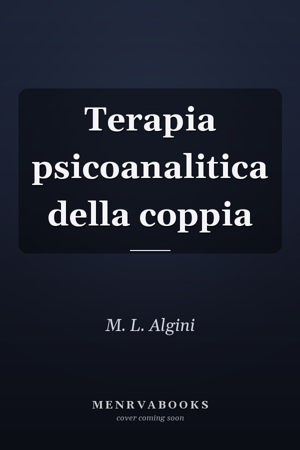 Terapia psicoanalitica della coppia