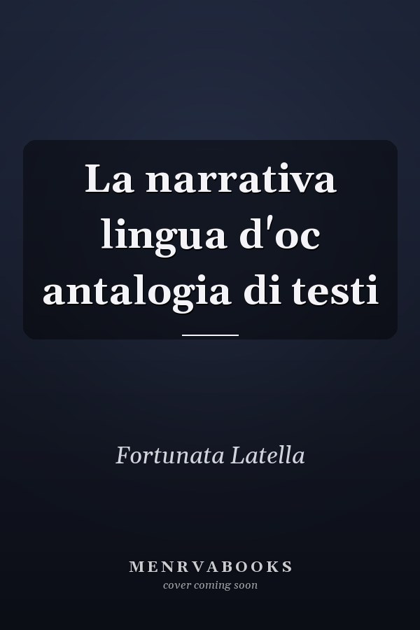 La narrativa lingua d'oc antalogia di testi