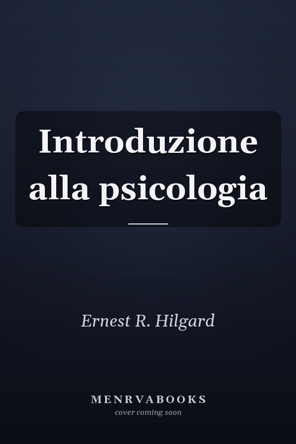 Introduzione alla psicologia