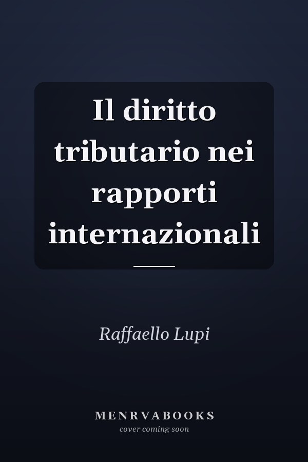 Il diritto tributario nei rapporti internazionali