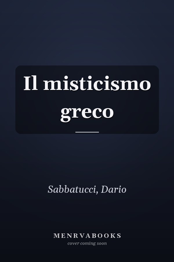Il misticismo greco