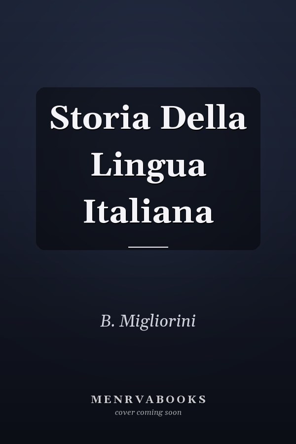 Storia Della Lingua Italiana