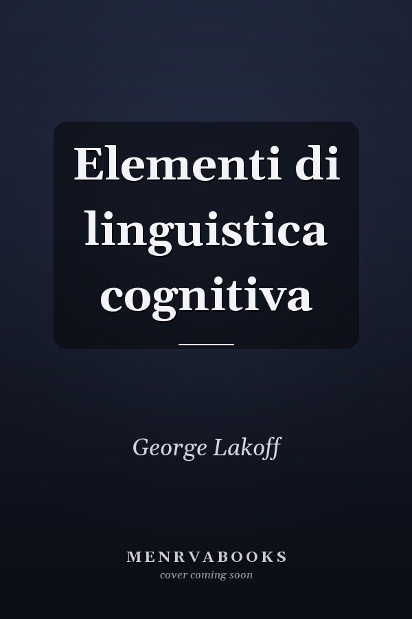 Elementi di linguistica cognitiva