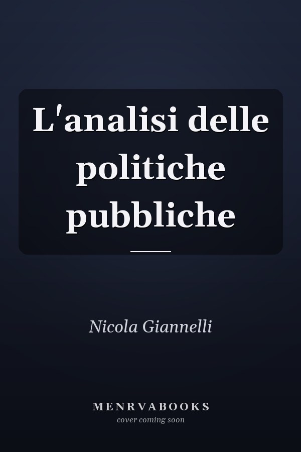 L'analisi delle politiche pubbliche